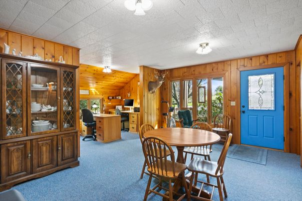 Home Office, Interior, Wooden Walls