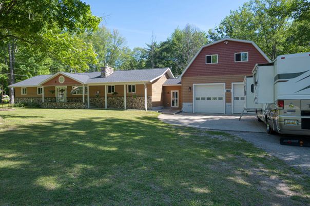 Attached, Backyard, Exterior, Facade, Ranch