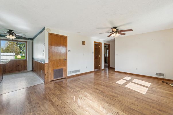 Empty room, Interior, Wood Texture Flooring
