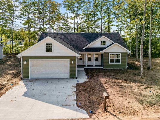 Attached, Detached Garage, Exterior, Facade, Ranch