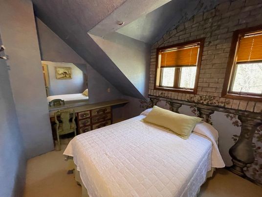 Bedroom, Interior, Stone Walls