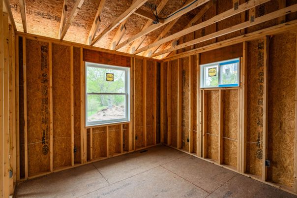 Empty room, Interior, Wooden Beams, Wooden Ceilings, Wooden Walls
