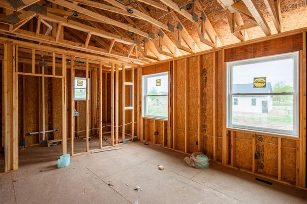 Empty room, Interior, Wooden Beams, Wooden Ceilings, Wooden Walls