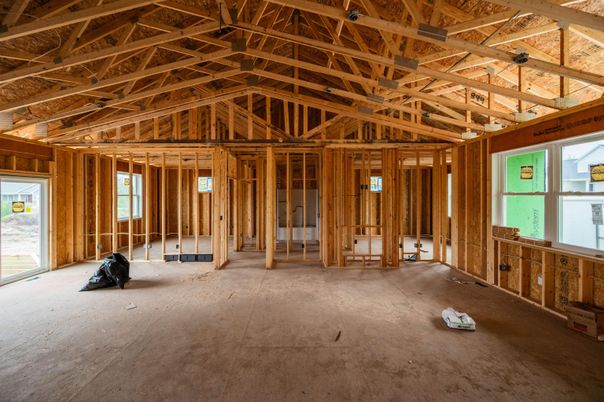 Empty room, Interior, Wooden Beams, Wooden Ceilings, Wooden Walls