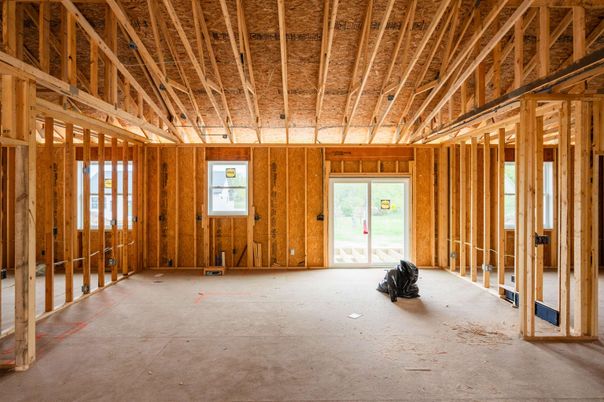 Empty room, Interior, Wooden Beams, Wooden Ceilings, Wooden Walls