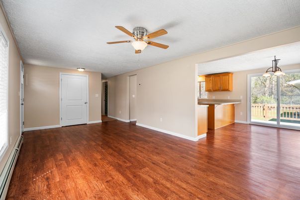 Empty room, Interior, Wood Texture Flooring