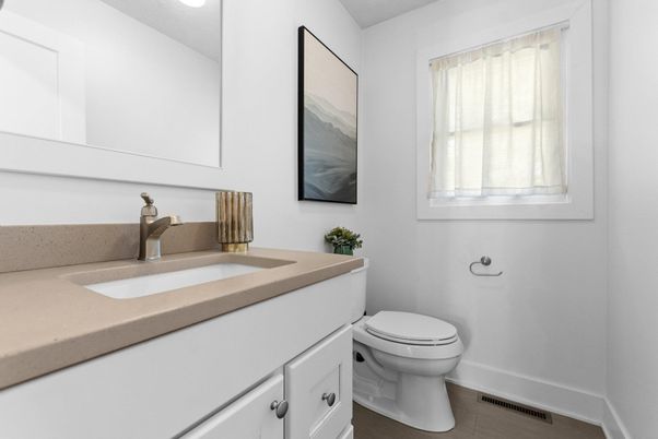 Bathroom, Interior, Wood Texture Flooring