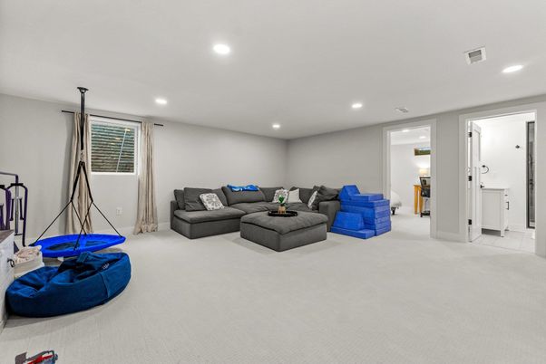 Interior, Living room, Recessed Lighting