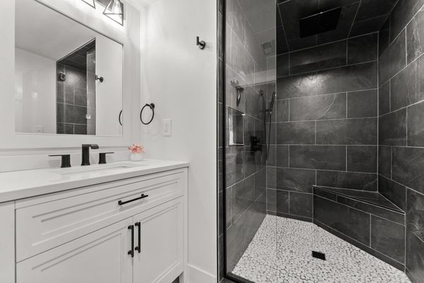 Bathroom, Glass Shower, Interior