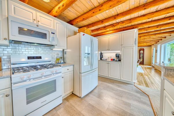 Interior, Kitchen, Stainless Steel Appliances, Wooden Beams, Wooden Ceilings