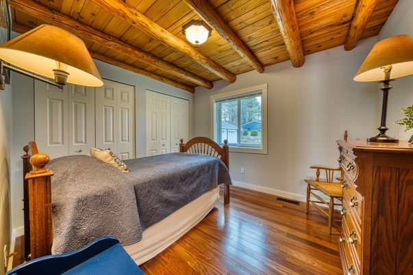 Bedroom, Interior, Wooden Beams, Wooden Ceilings, Wood Texture Flooring