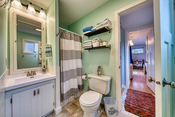 Bathroom, Interior, Wood Texture Flooring