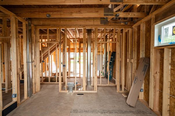 Empty room, Interior, Wooden Beams, Wooden Walls