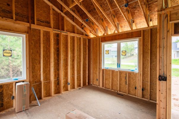 Empty room, Interior, Wooden Beams, Wooden Ceilings, Wooden Walls