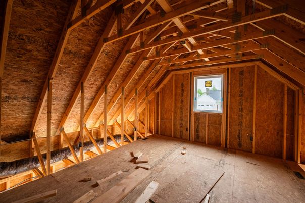 Empty room, Interior, Wooden Beams, Wooden Ceilings, Wooden Walls