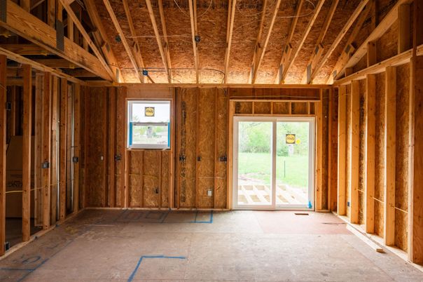 Empty room, Interior, Wooden Beams, Wooden Ceilings, Wooden Walls