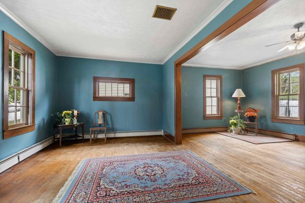 Empty room, Interior, Wood Texture Flooring