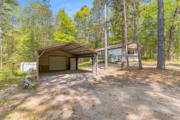 Backyard, Detached Garage, Exterior