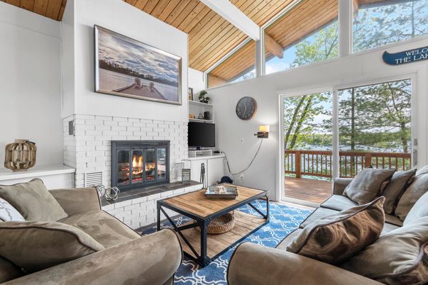 Fireplace, Interior, Living room, Wooden Ceilings, Wood Texture Flooring