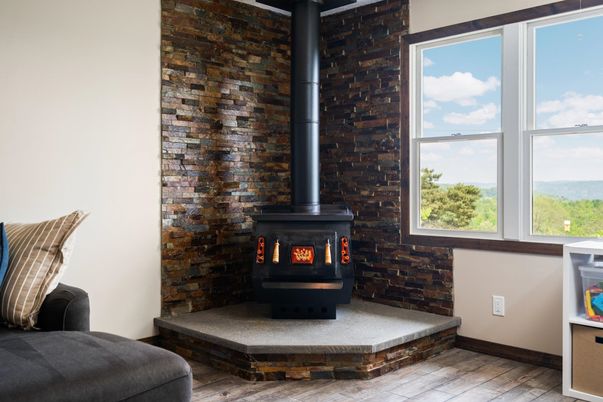 Fireplace, Interior, Wood Texture Flooring