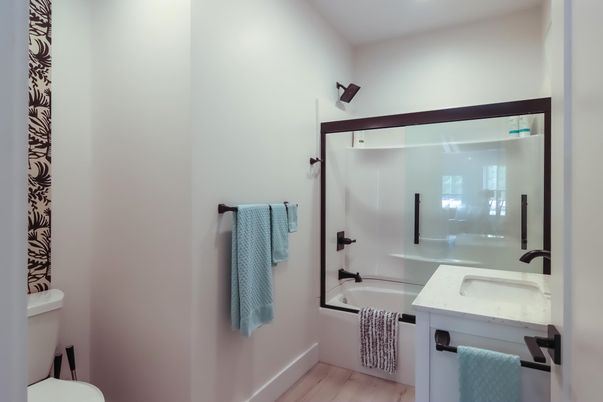 Bathroom, Interior, Wood Texture Flooring