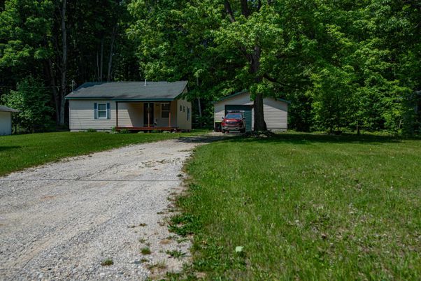 Backyard, Detached Garage, Exterior