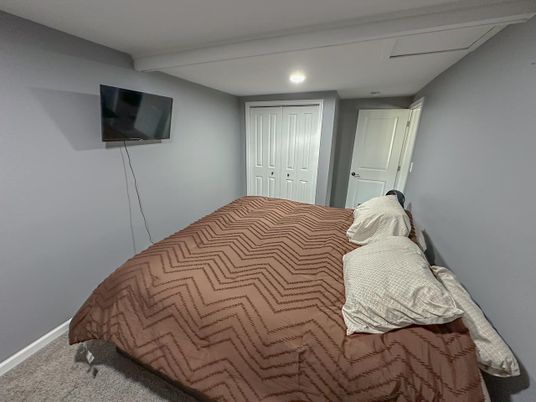 Bedroom, Interior, Recessed Lighting