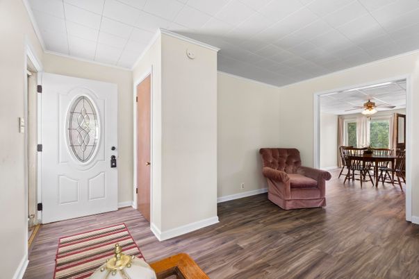 Dining room, Interior, Wood Texture Flooring