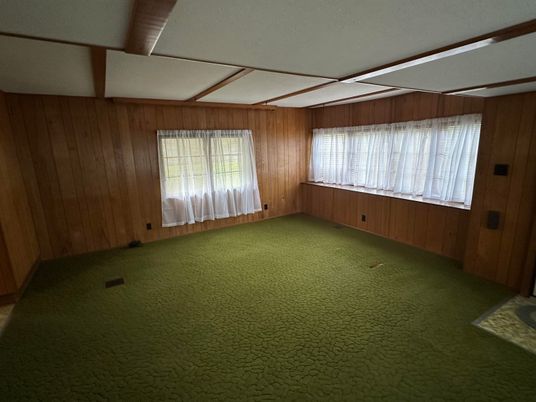 Empty room, Interior, Wooden Walls
