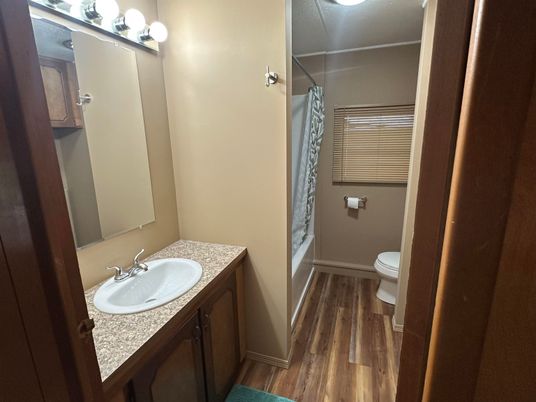 Bathroom, Interior, Wood Texture Flooring