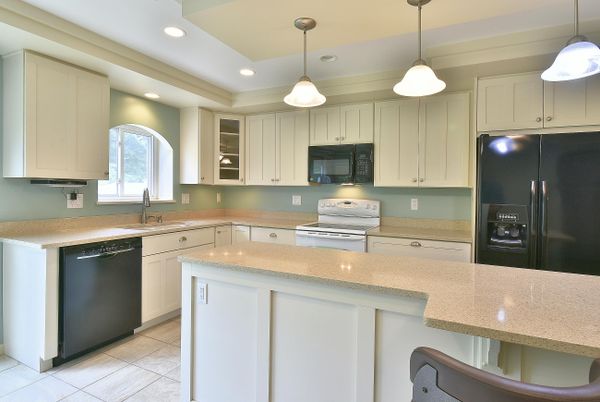 Interior, Kitchen, Pendant Lights, Recessed Lighting