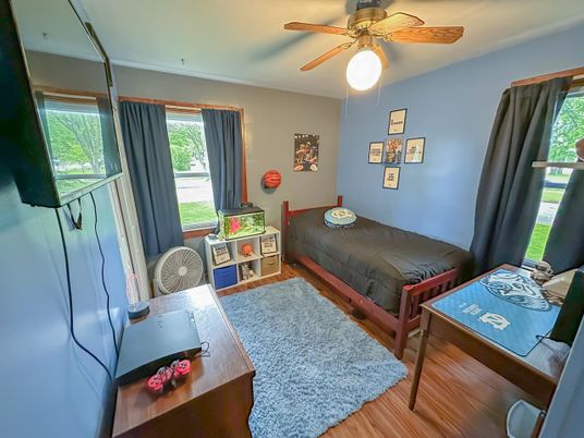 Bedroom, Home Office, Interior, Wood Texture Flooring