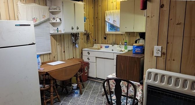 Interior, Kitchen, Wooden Walls