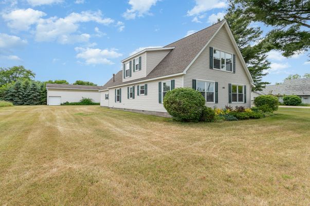 Attached, Backyard, Exterior, Facade, Farmhouse