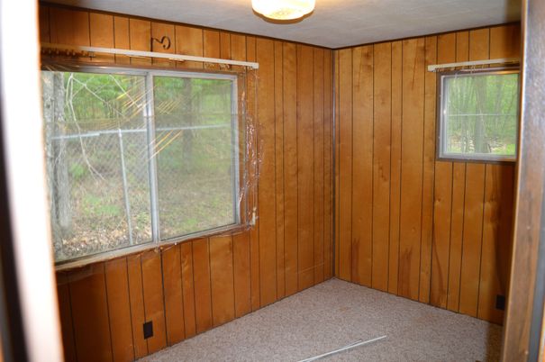 Empty room, Interior, Wooden Walls