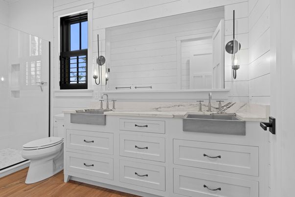 Bathroom, Interior, Wood Texture Flooring