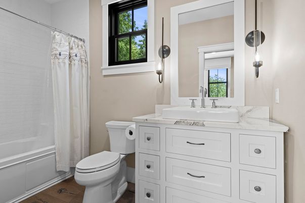 Bathroom, Interior, Wood Texture Flooring