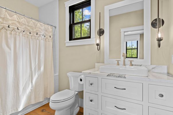 Bathroom, Interior, Wood Texture Flooring