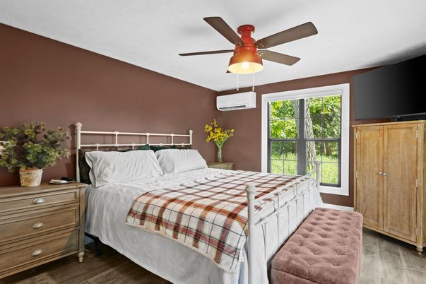 Bedroom, Interior, Wood Texture Flooring