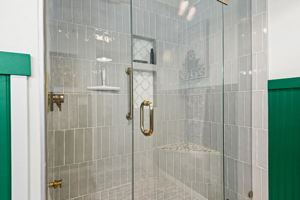Bathroom, Glass Shower, Interior