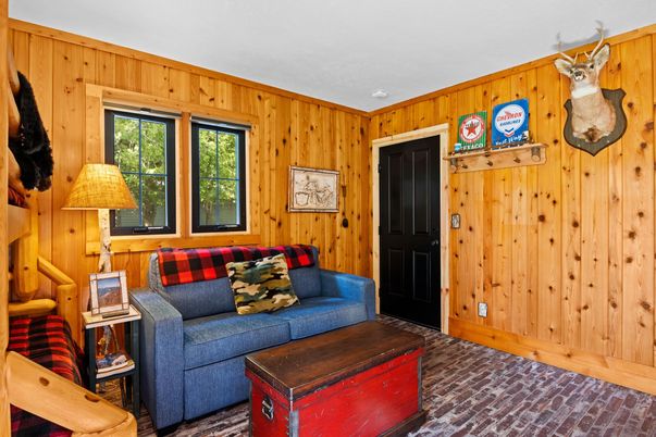 Interior, Living room, Wooden Walls