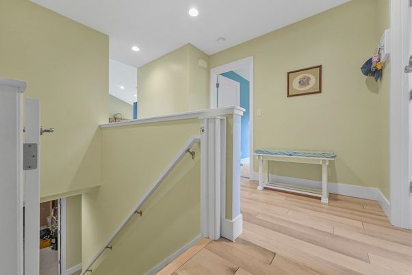 Elevator, Interior, Recessed Lighting, Wood Texture Flooring