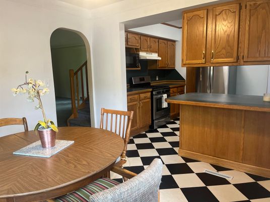 Dining room, Interior, Kitchen