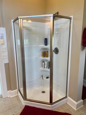 Bathroom, Glass Shower, Interior