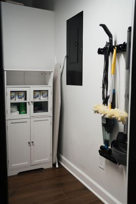 Fitness Equipment, Interior, Wood Texture Flooring