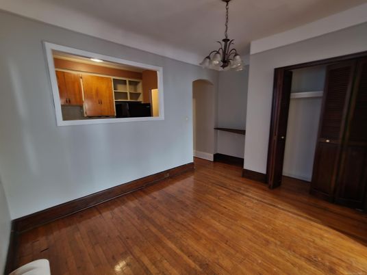 Chandelier, Empty room, Interior, Wood Texture Flooring