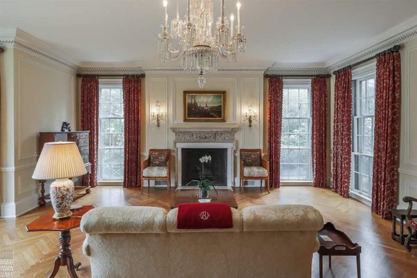 Chandelier, Fireplace, Interior, Living room, Wood Texture Flooring