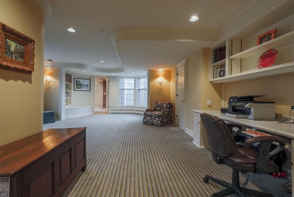 Home Office, Interior, Recessed Lighting