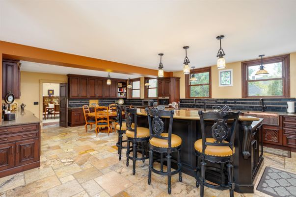 Dining room, Interior, Kitchen, Pendant Lights
