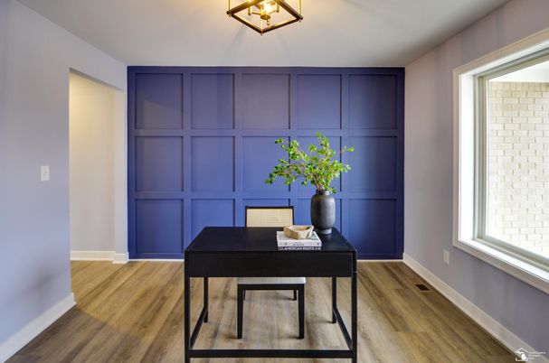 Home Office, Interior, Wood Texture Flooring
